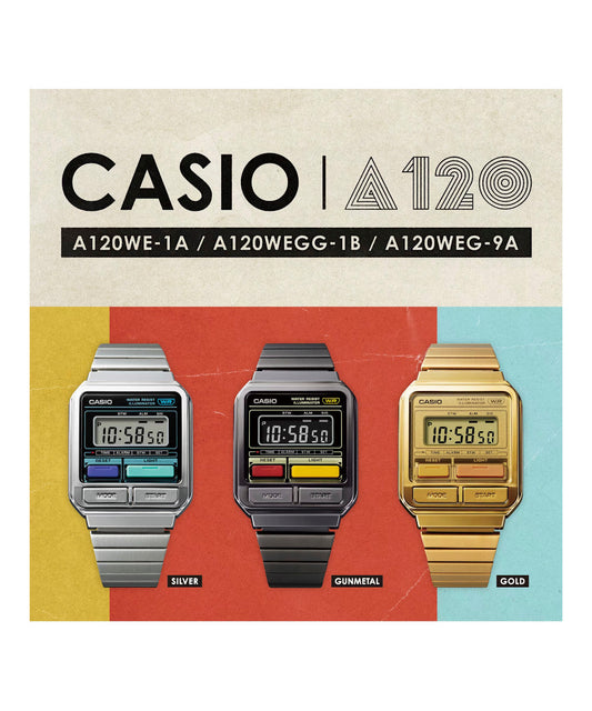 Reloj Casio Vintage A120WEGG-1B Gris
