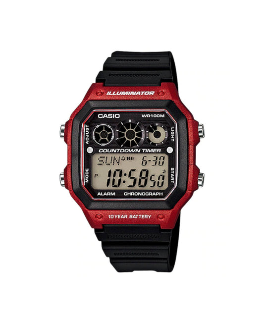 Reloj Casio AE-1300WH-4AV Rojo