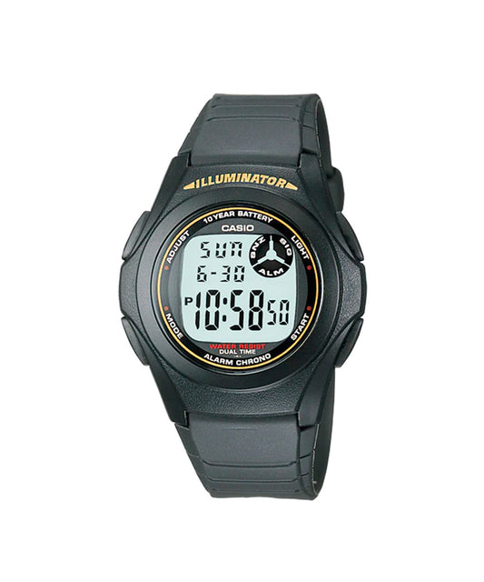 Reloj Casio F-200W-9A Negro