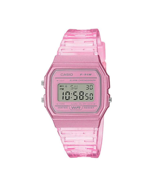 Reloj Casio F-91WS-4 Rosado