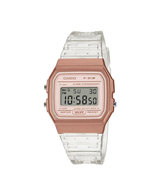 Reloj Casio Vintage F-91WS-7A3 Rosado