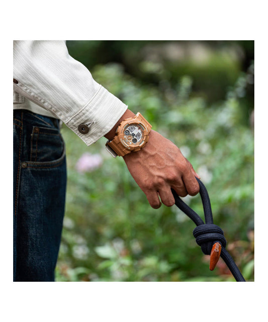 Reloj Casio G-Shock GA-100SHB-5A Café