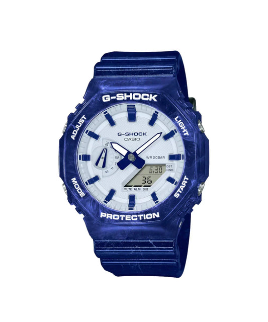 Reloj Casio G-Shock GA-2100BWP-2A Azul