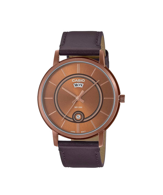 Reloj Casio MTP-B120RL-5AV Café