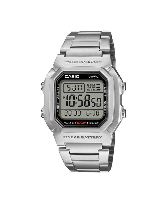 Reloj Casio W-800HD-1AV Plateado