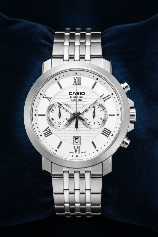 Reloj Casio BMS-500D-7A Blanco