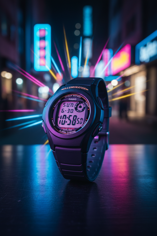 Reloj Casio F-200W-9A Negro