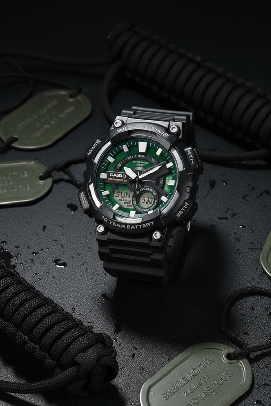Reloj Casio AEQ-110W-3A2V Verde
