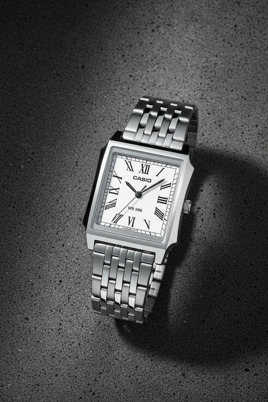 Reloj Casio MTP-B190D-7BV Blanco