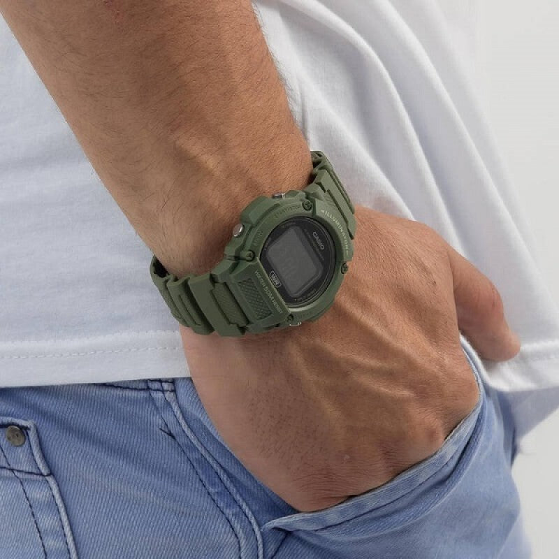 Reloj Casio W-219HC-3BV Verde