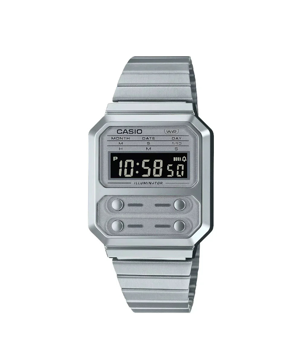Reloj Casio Vintage A100WE-7B Plateado