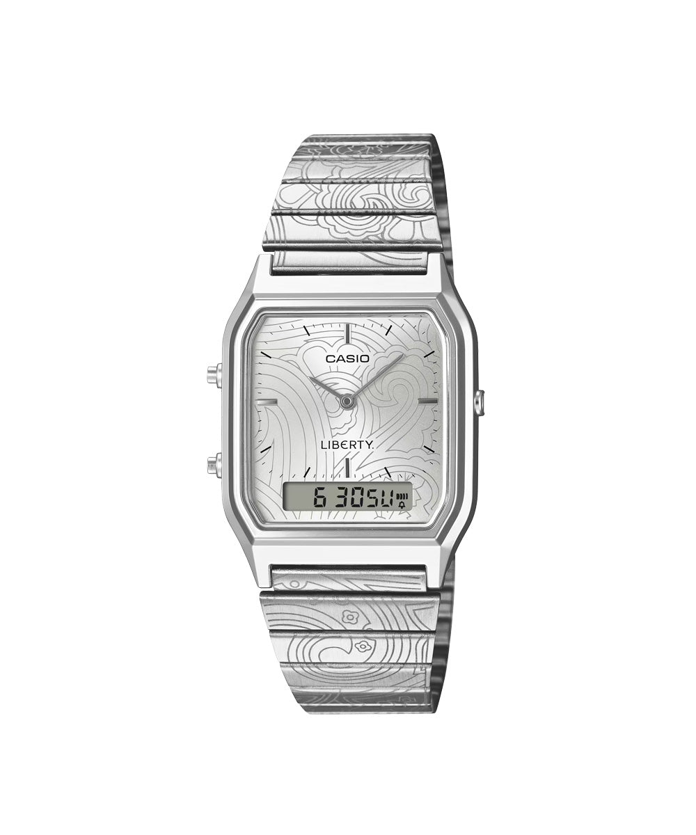 Reloj Casio Vintage AQ-230ELT-7A Plateado