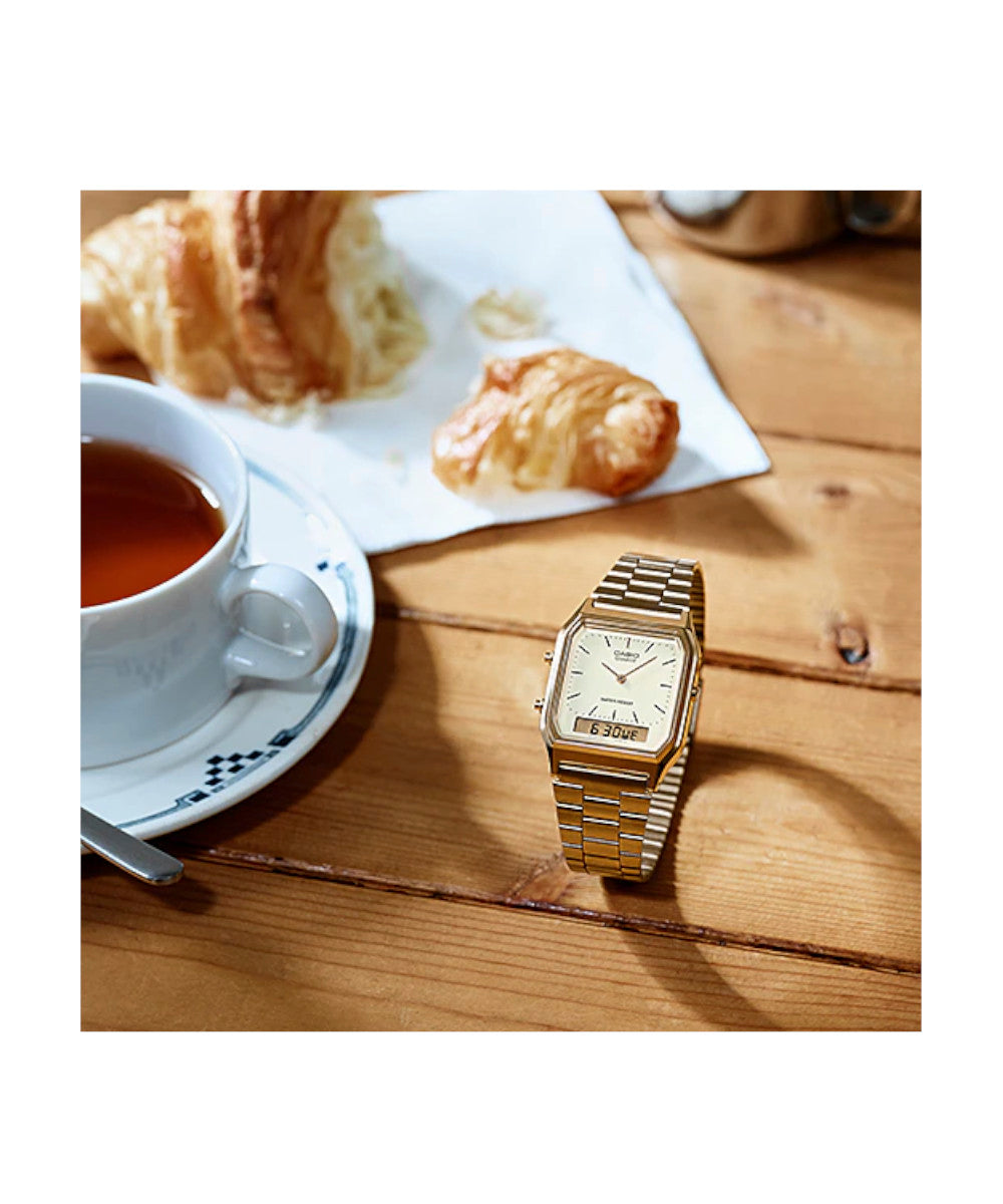 Reloj Casio Vintage AQ-230GA-9DMQ Dorado