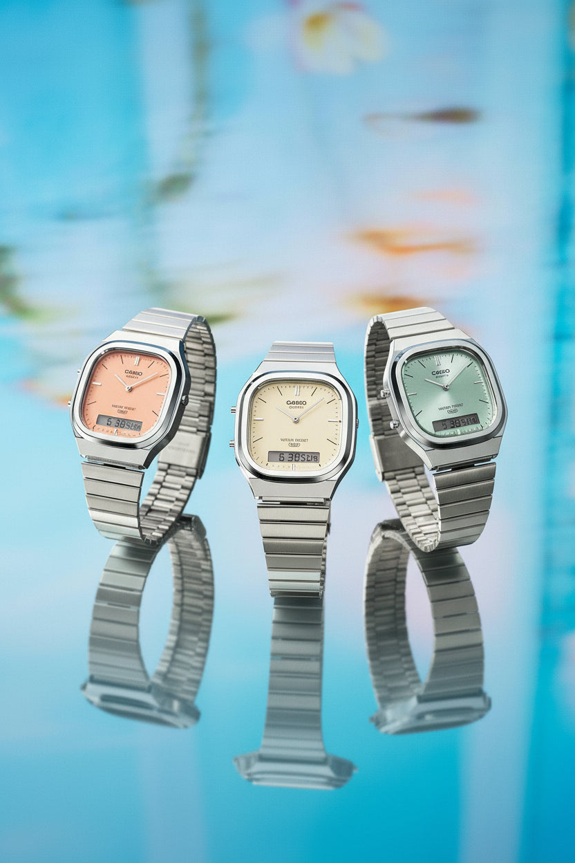 Reloj Casio Vintage AQ-240E-7A2 Blanco
