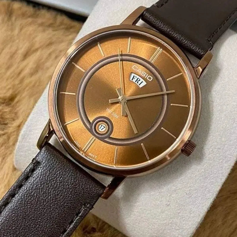 Reloj Casio MTP-B120RL-5AV Café