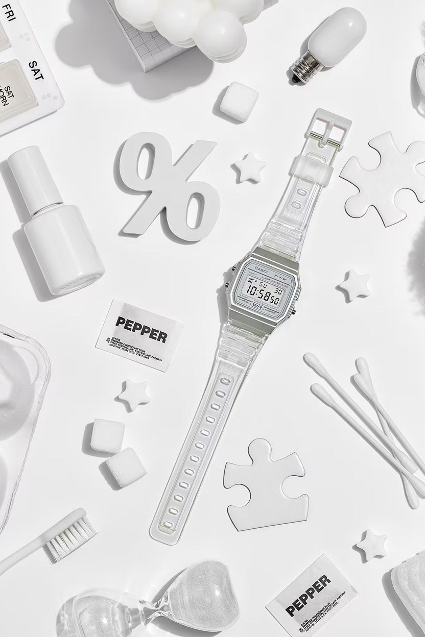 Reloj Casio F-91WS-7 Blanco