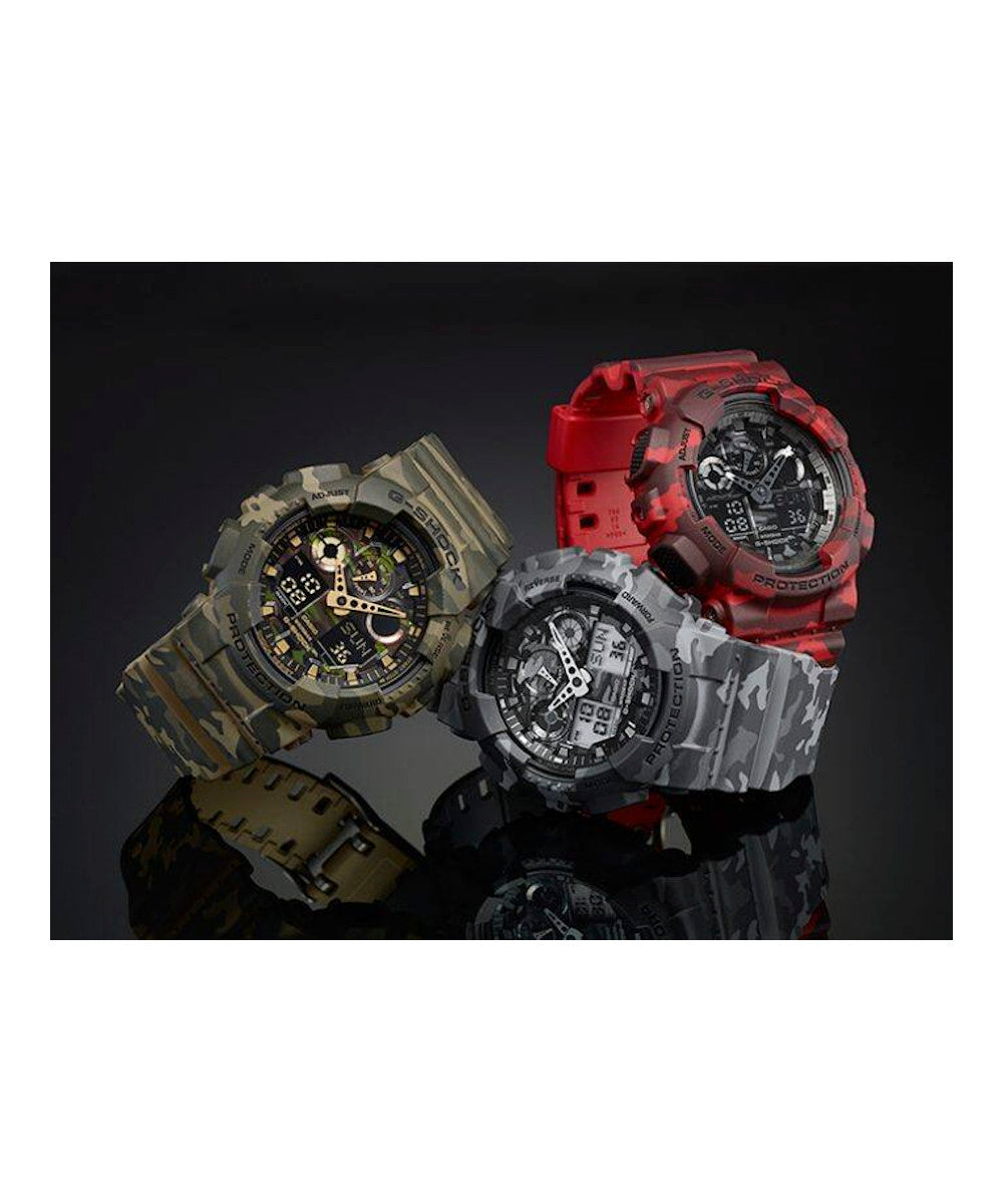 Reloj Casio G-Shock GA-100CM-4A Rojo