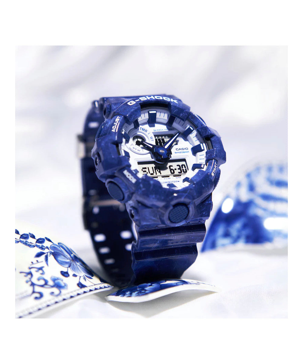 Reloj Casio G-Shock GA-700BWP-2A Azul