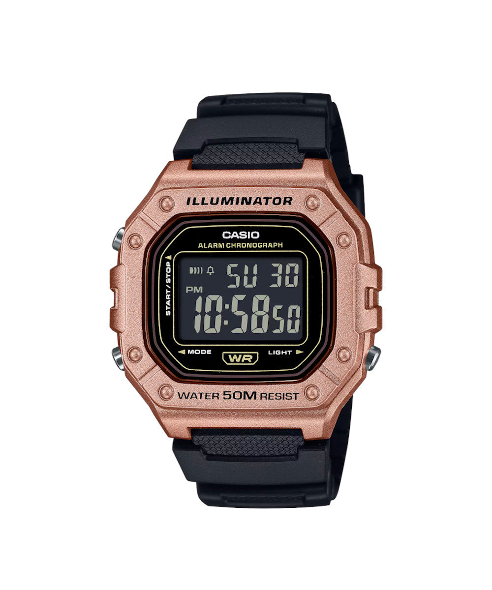Reloj Casio W-218HM-5BV Negro