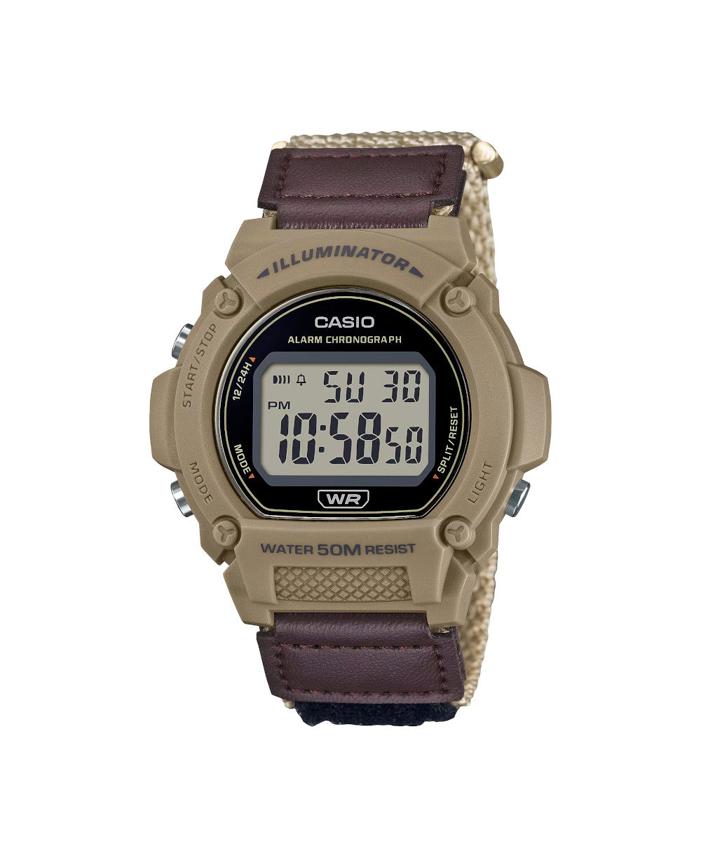 Reloj Casio W-219HB-5AV Café