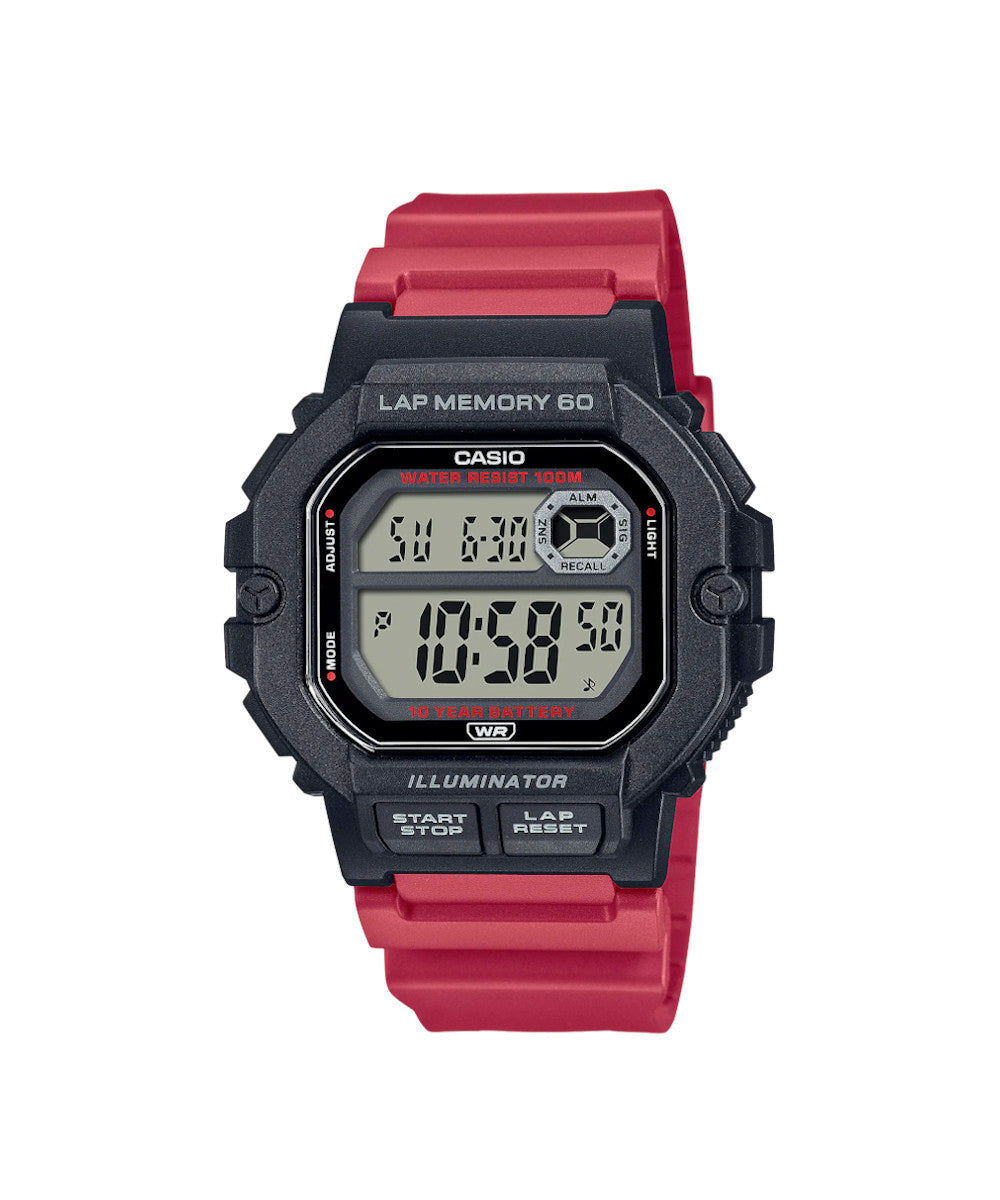 Reloj Casio WS-1400H-4AV Rojo