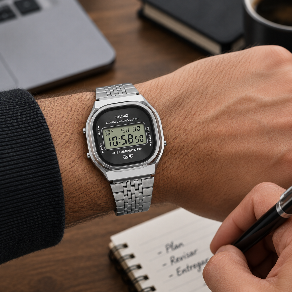 Reloj Casio Vintage A140WE-8A Plateado