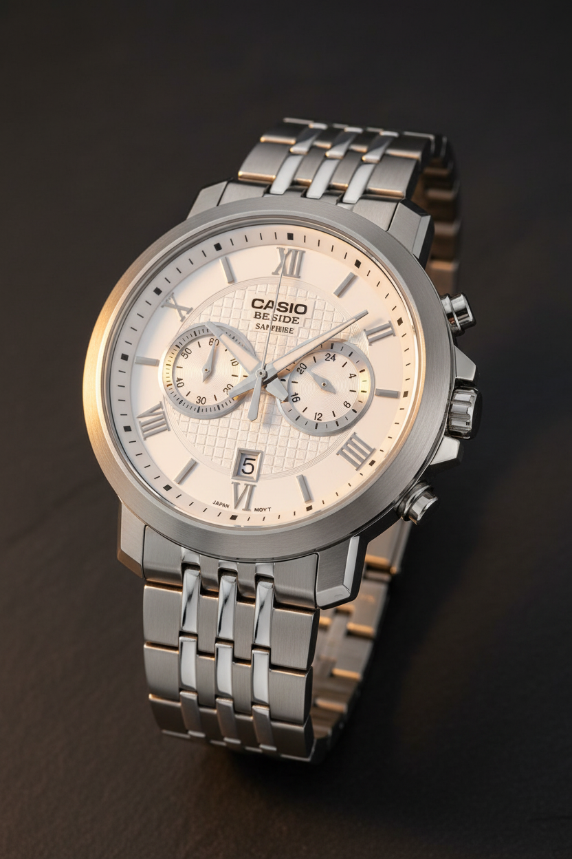 Reloj Casio BMS-500D-7A Blanco
