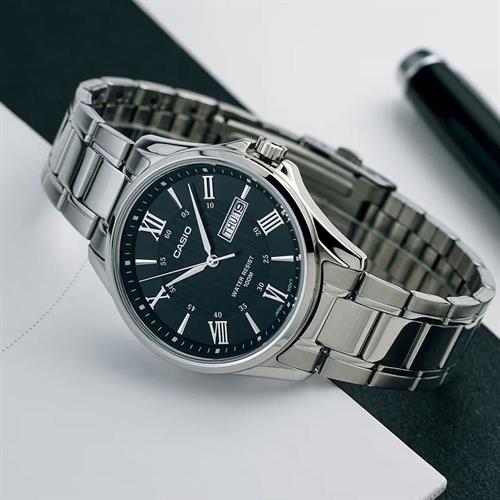 Reloj Casio MTP-1384D-1AV Negro