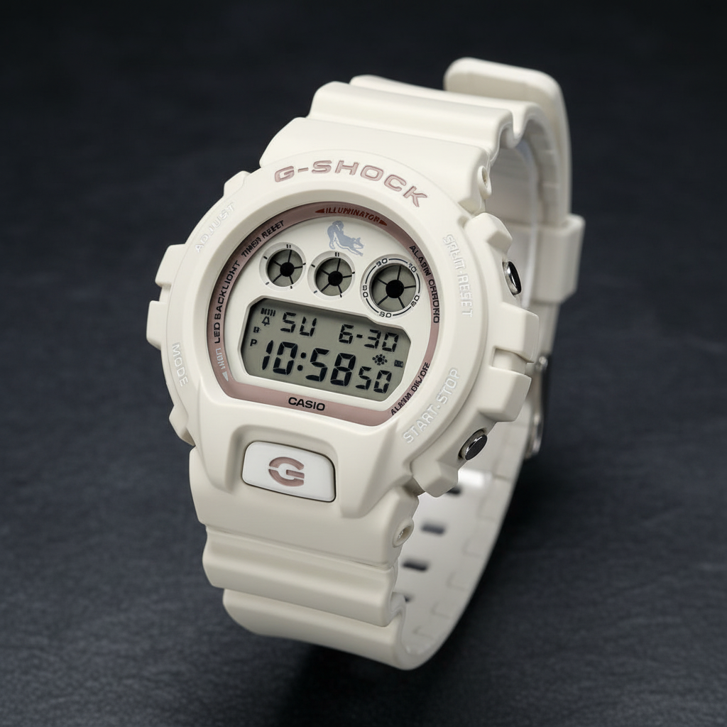 Reloj Casio G-Shock DW-6900SHB-7 Blanco