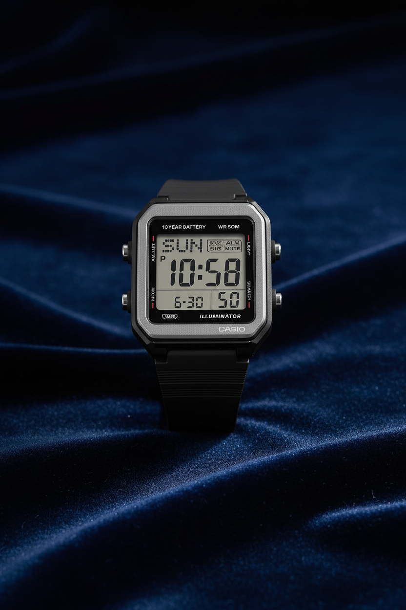 Reloj Casio W-221H-1AV Negro
