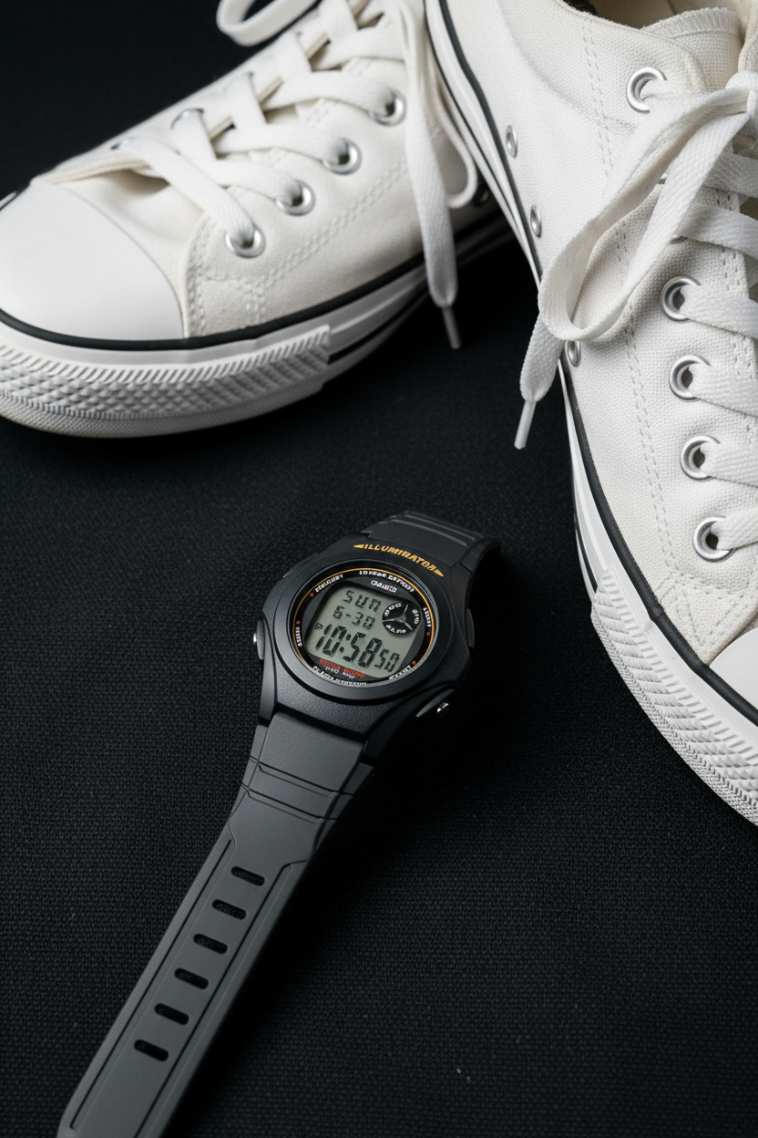 Reloj Casio F-200W-9A Negro