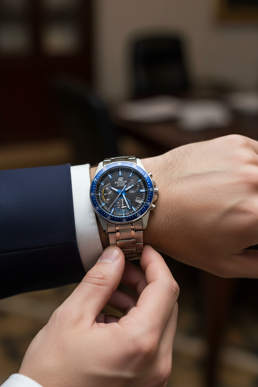 Reloj Casio Edifice EFV-540D-1A2VU Azul