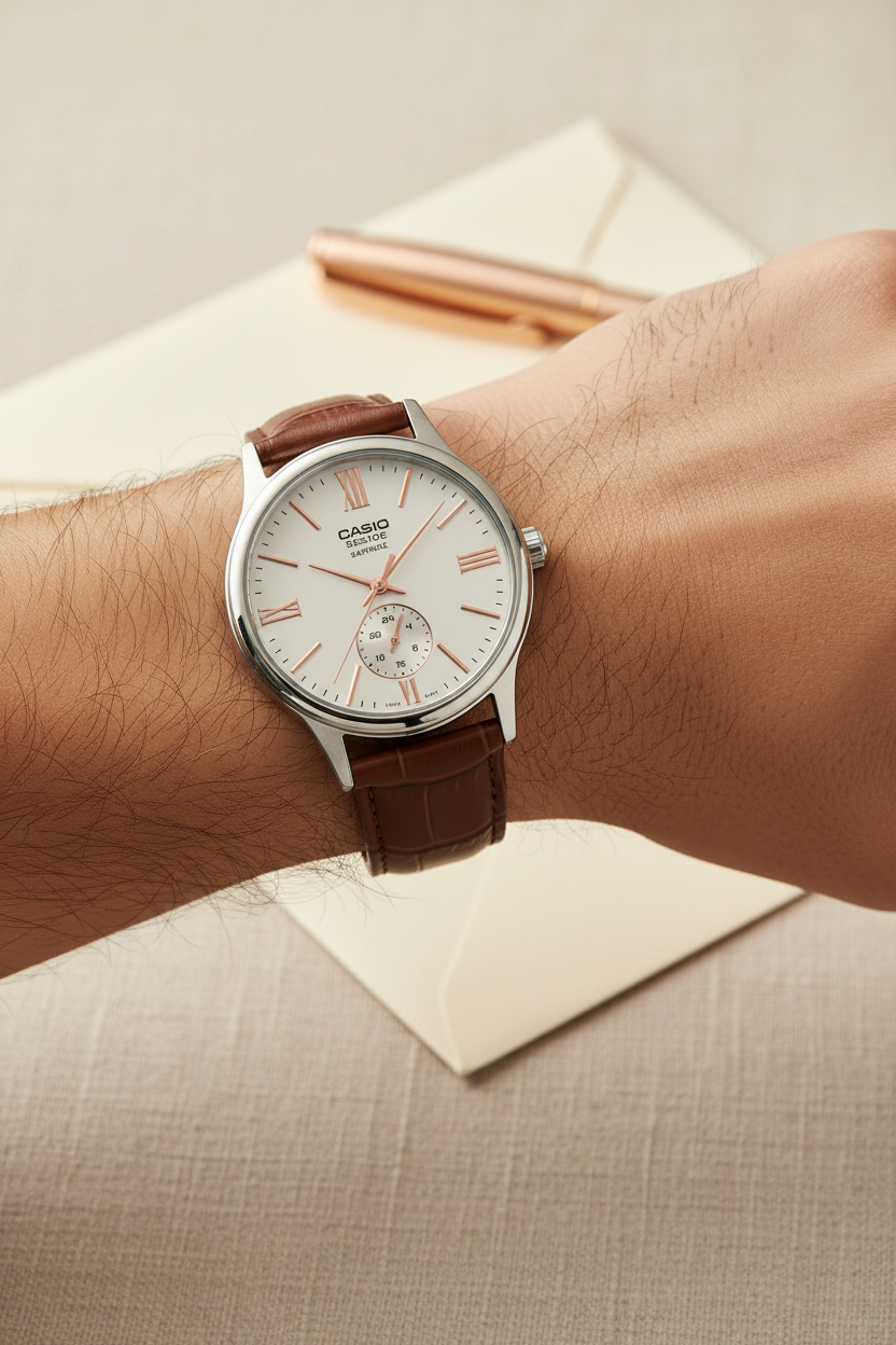 Reloj Casio BMS-100L-5AV Café