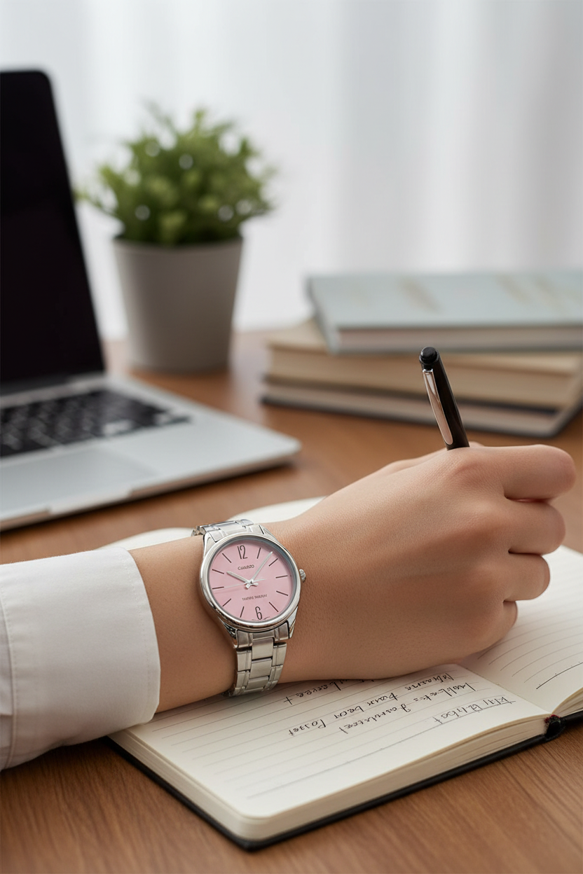 Reloj Casio LTP-V005D-4BU Rosado