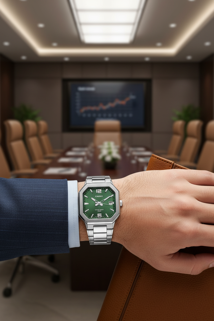 Reloj Casio MTP-B195D-3AV Verde