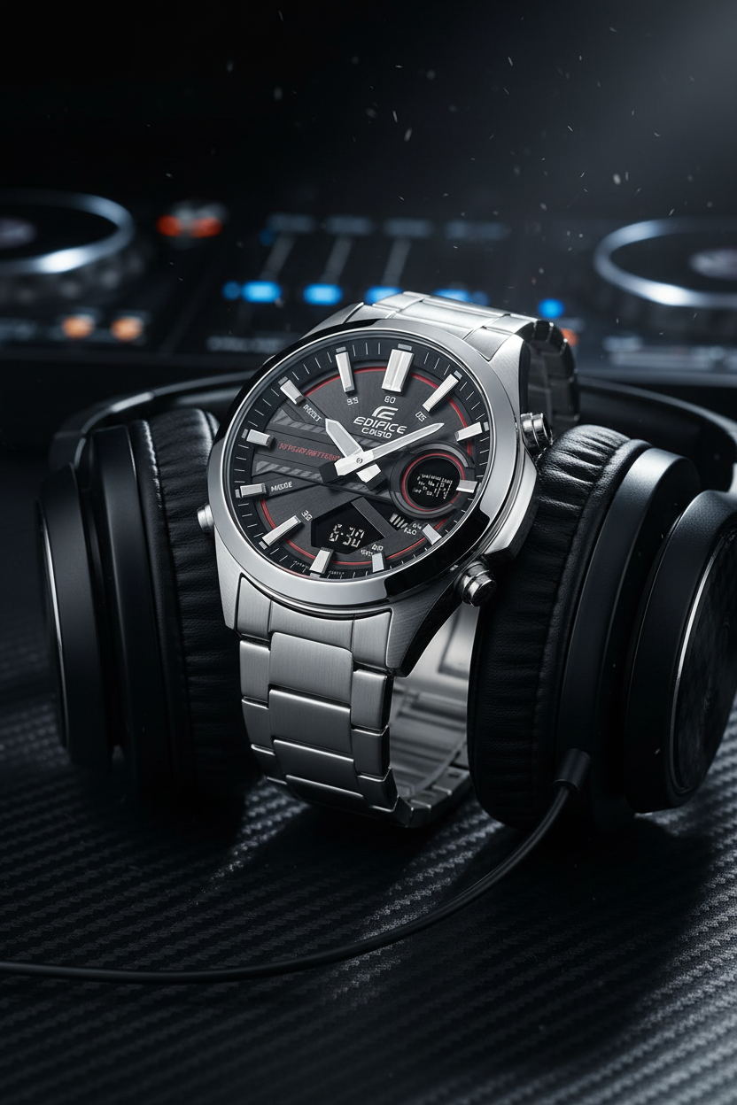 Reloj Casio Edifice EFV-C120D-1A4 Negro