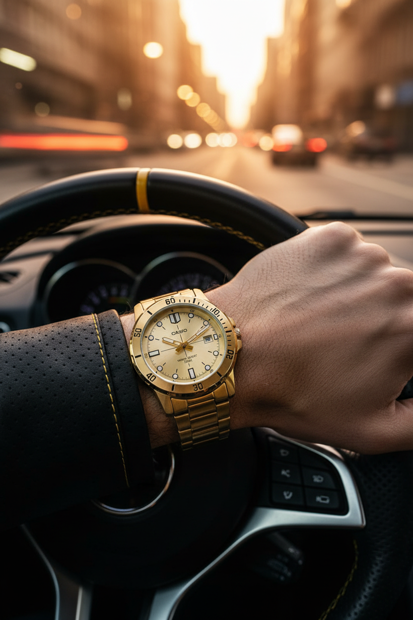 Reloj Casio MTP-VD01G-9EVU Amarillo