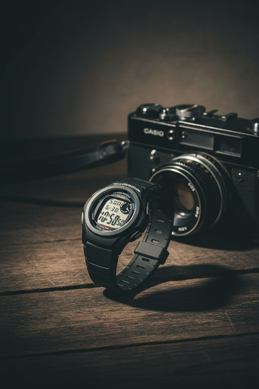 Reloj Casio F-200W-1A Negro