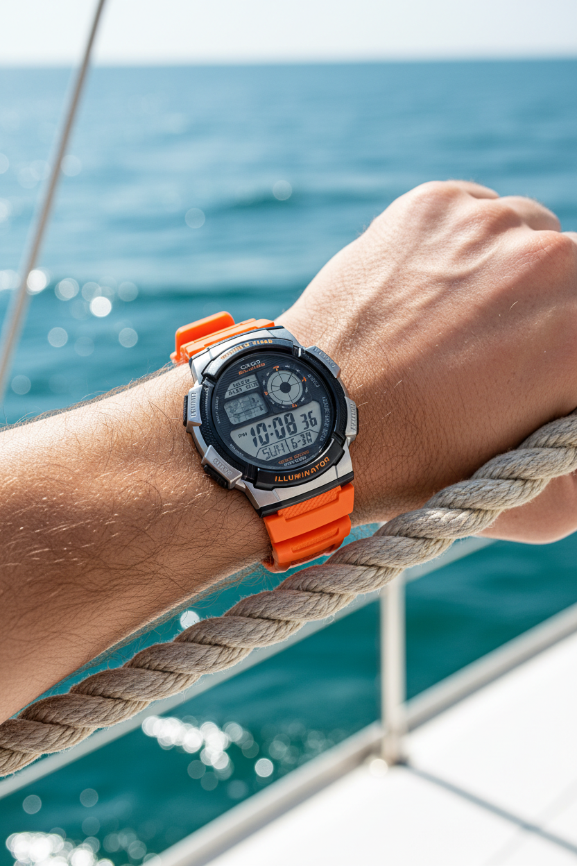 Reloj Casio AE-1000W-4BV Naranjado