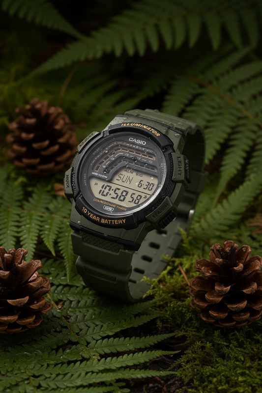 Reloj Casio WS-1800-3AV Verde