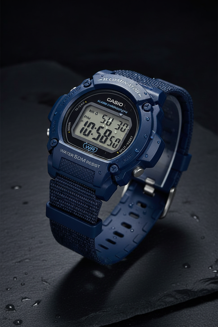 Reloj Casio W-219H-2AV Azul