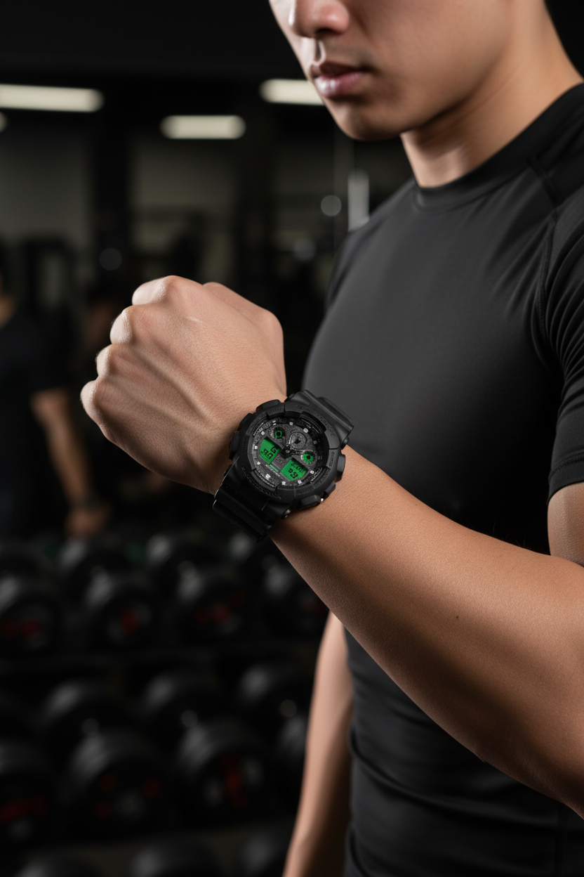 Reloj Casio G-Shock GA-100BEG-1A Negro