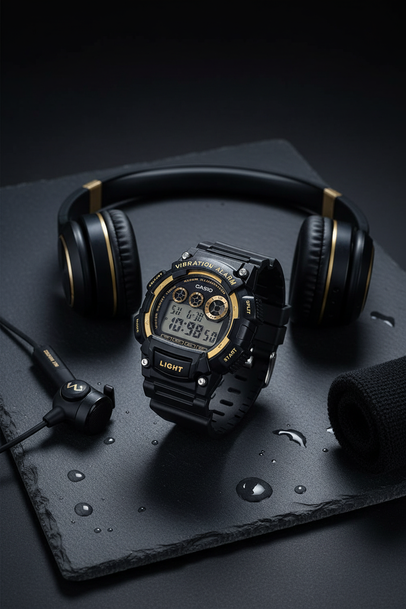 Reloj Casio W-735H-1A2V Negro