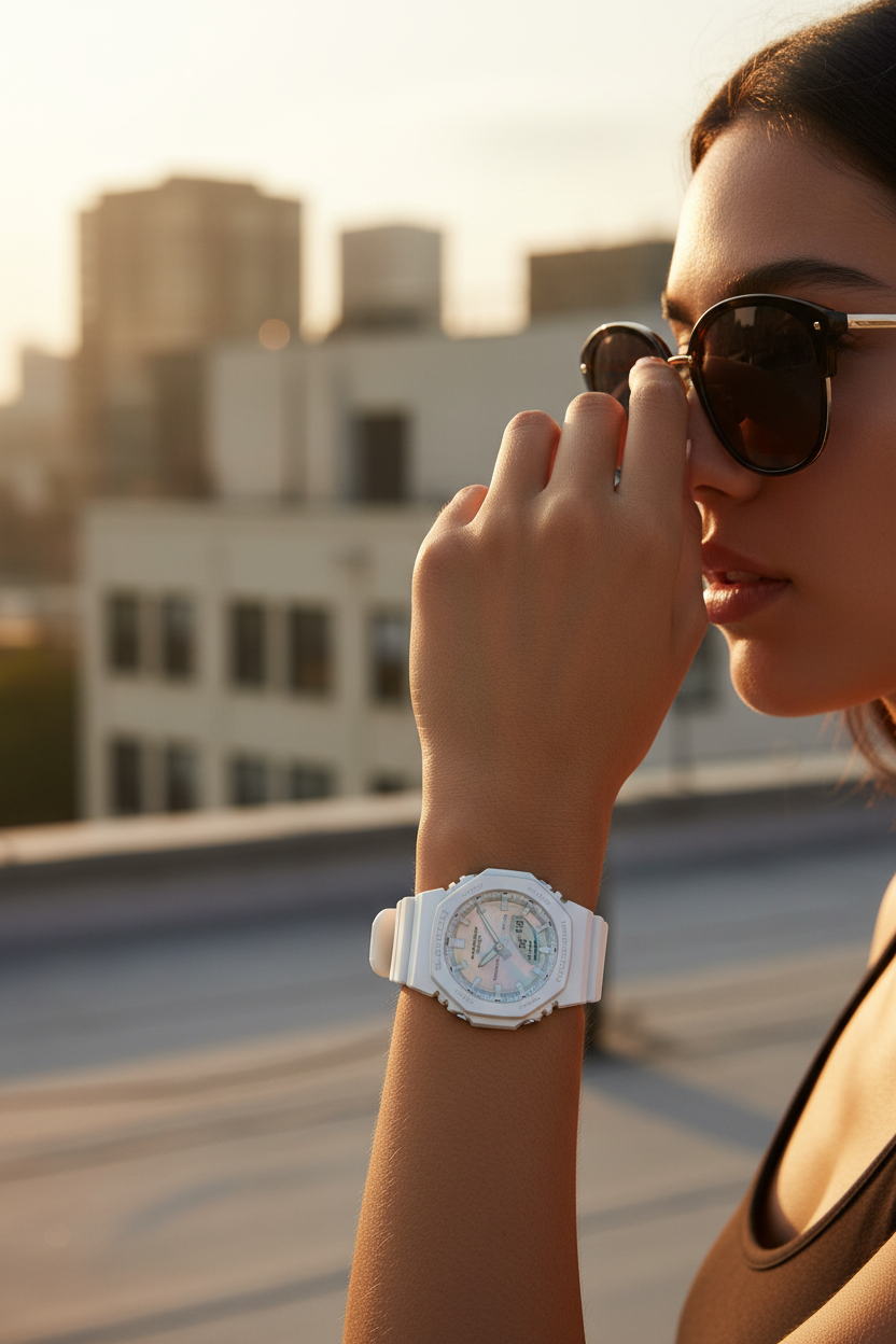 Reloj Casio G-Shock GMA-P2100PC-7A Blanco