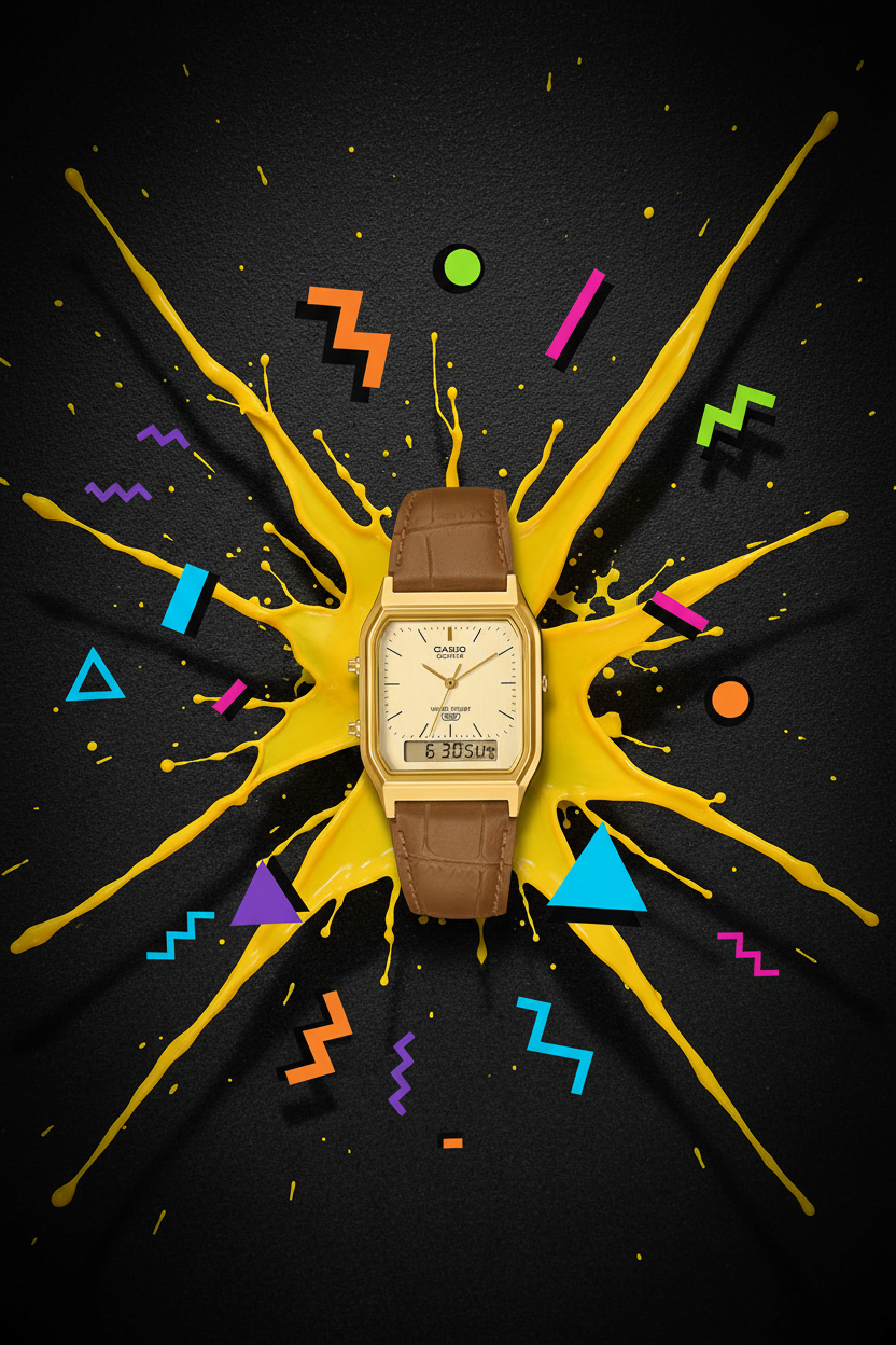 Reloj Casio Vintage AQ-230EGL-9A Amarillo