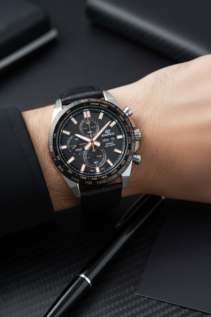Reloj Casio Edifice EFR-574BL-1AVU Negro