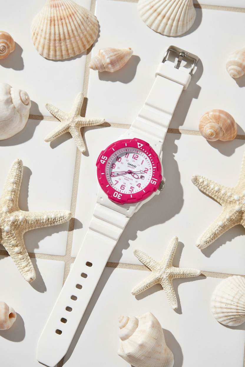 Reloj Casio LRW-200H-4BV Blanco