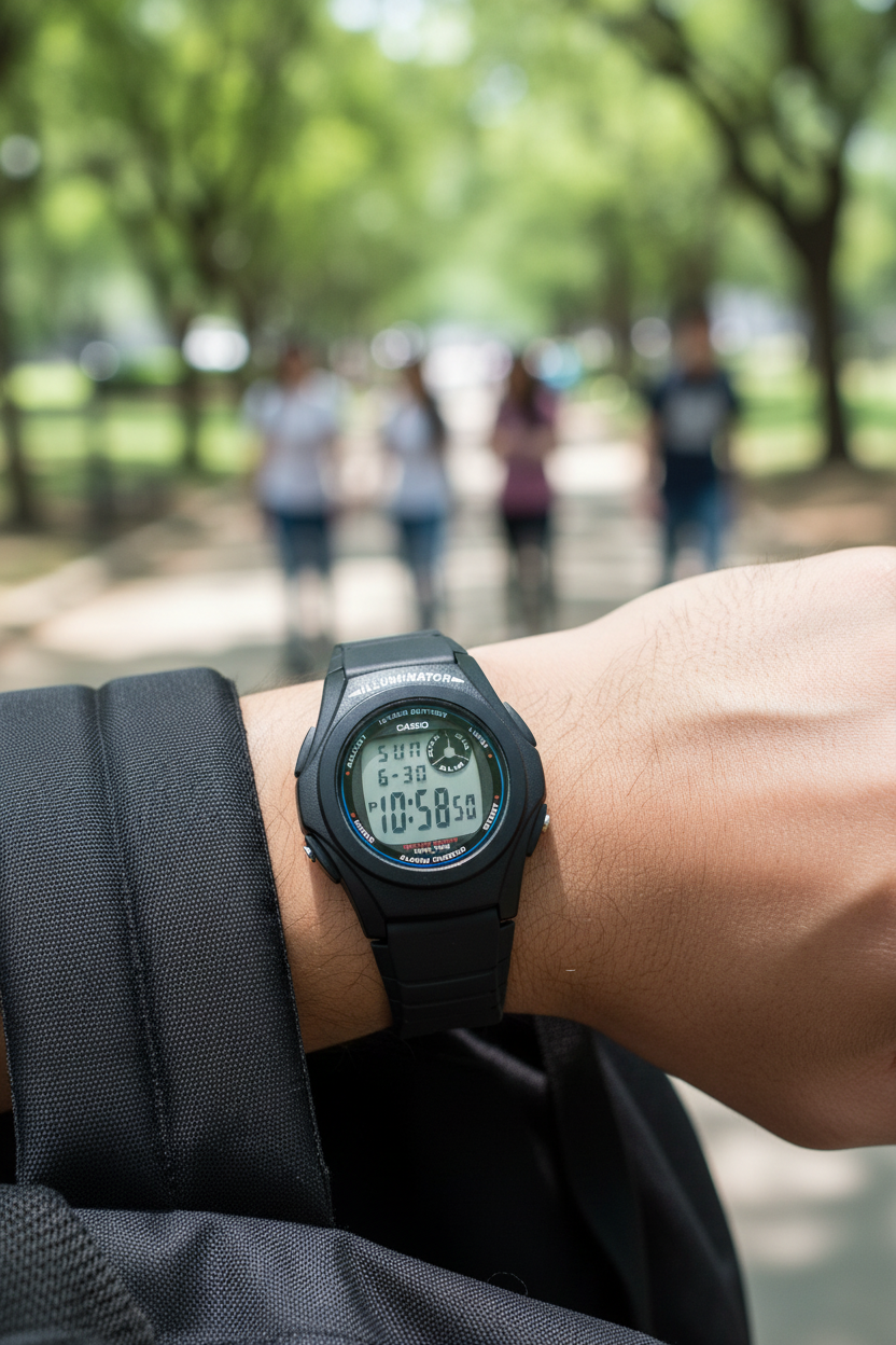 Reloj Casio F-200W-1A Negro