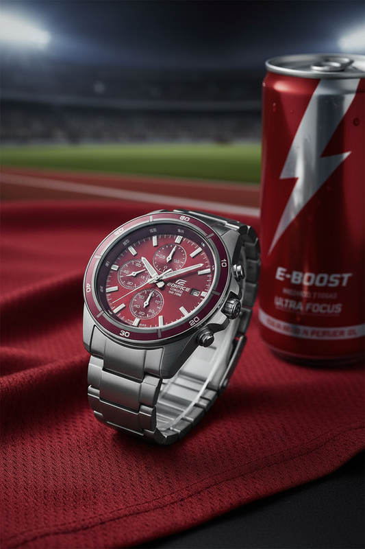 Reloj Casio Edifice EFR-526D-5CVU Rojo