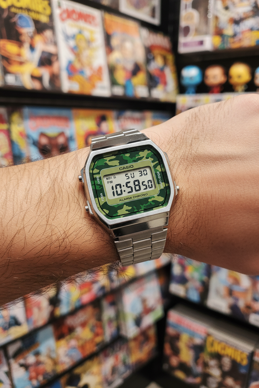 Reloj Casio Vintage A168WEC-3 Plateado
